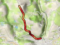 Greensplat Road von St Austell