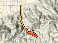 Grimes Canyon Road vanuit Fillmore