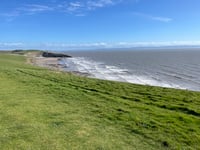 Groes Farm Stables from Dunraven Bay