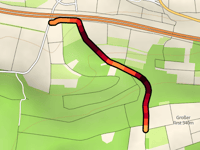 Grosser First da Dertingen via Kümmelbergweg