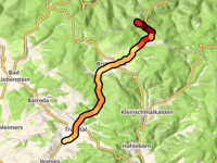 Grosser Inselberg z Fambach przez Rennsteig