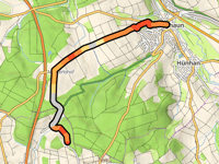 Grosser Mittelberg from Burghaun via Mahlertshof