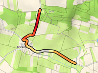 Grossschönbrunner Höhe über Krickelsdorf
