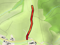 Grubenhalde Rhonard vanuit Rhonard