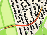 Grüner Weg via Karl-Arnold-Strasse