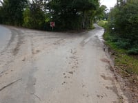 Grünstrasse über Montzener Strasse