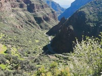 Guayadeque / Montaña de Las Tierras von Cruce de Arinaga