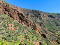 Guayadeque / Montaña de Las Tierras von Cruce de Arinaga