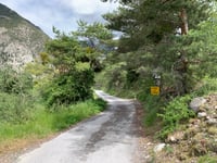 Guillestre da Eygliers via Chemin des Barnières