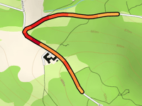 Güterweg Altmelon da Druidenkanzel