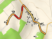 Güterweg Hartberg przez Loidersdorf