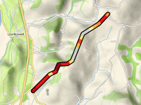 Gwern-Ddu Road von Llantrisant