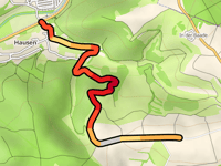 Hahnenberg da Hausen via Am Müllenberg