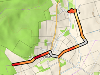 Hahnenberg da Mühlenbach via Maarstrasse