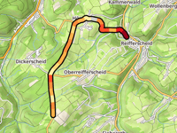 Hahnenberg da Reifferscheid via Hönningen