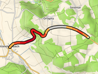 Haidhofer Schlossberg da Mittelehrenbach