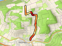 Hallenknopf von Dertingen über Renztal