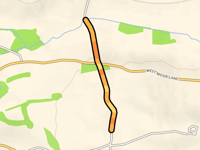 Hallwith Road z Spennithorne Beck