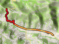 Happy Valley Road from Lafayette