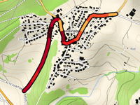 Hardstrasse desde Lampenberg por Brunnackerstrasse