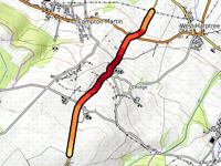 Old Bristol Road via Harptree Hill