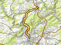 Hasborn da Wittlich via Maare-Mosel-Radweg