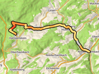 Hattigstein da Niederbrombach via Sprudelstrasse