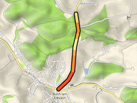 Haunwanger Strasse from Buch am Erlbach