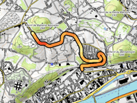 Haut des Tawes par Boulevard Ernest Solvay