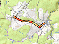 Haute-Fays z Gembes przez Chemin de la Rochette
