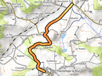 Hautefage-la-Tour przez D103