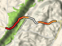 Hayes Gap von Big Wills Creek