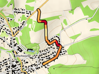 Heckenweg von Illschwang