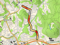 Helenedalsvägen via Linnégatan