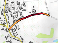 Hellidon Road z Priors Marston