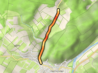 Hermannsberg vanuit Viermünden