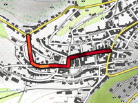 Herrenstrasse über Mühlenstrasse