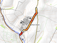 Herrison Road über Charlton Down