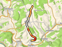 Hesslarer Kreuz da Thüngen via Hesslar