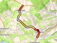 Hildenbach von Schönbrunn über Burgstrasse