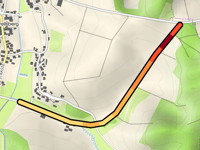 Hillbachstrasse vanuit Greilsberg