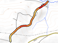 Hilltown Hill von Bridge End Cross