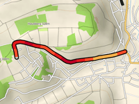Himmelreich von Unterleinach über Steigstrasse