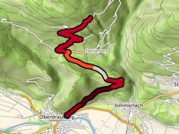 Hinterberg desde Oberdrauburg por Vorderdorf