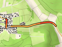 Hinterberg vanuit Upfingen