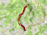 Hinterer Plattenweg über Dr. Eckenerstrasse