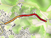 Hinterhainberg vanuit Ortenburg