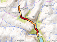 Hirnant Pass von Rhiwargor