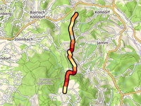 Hochstraden przez Oberer Schernweg
