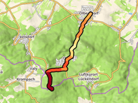 Hochwald from Olbersdorf via Oybin